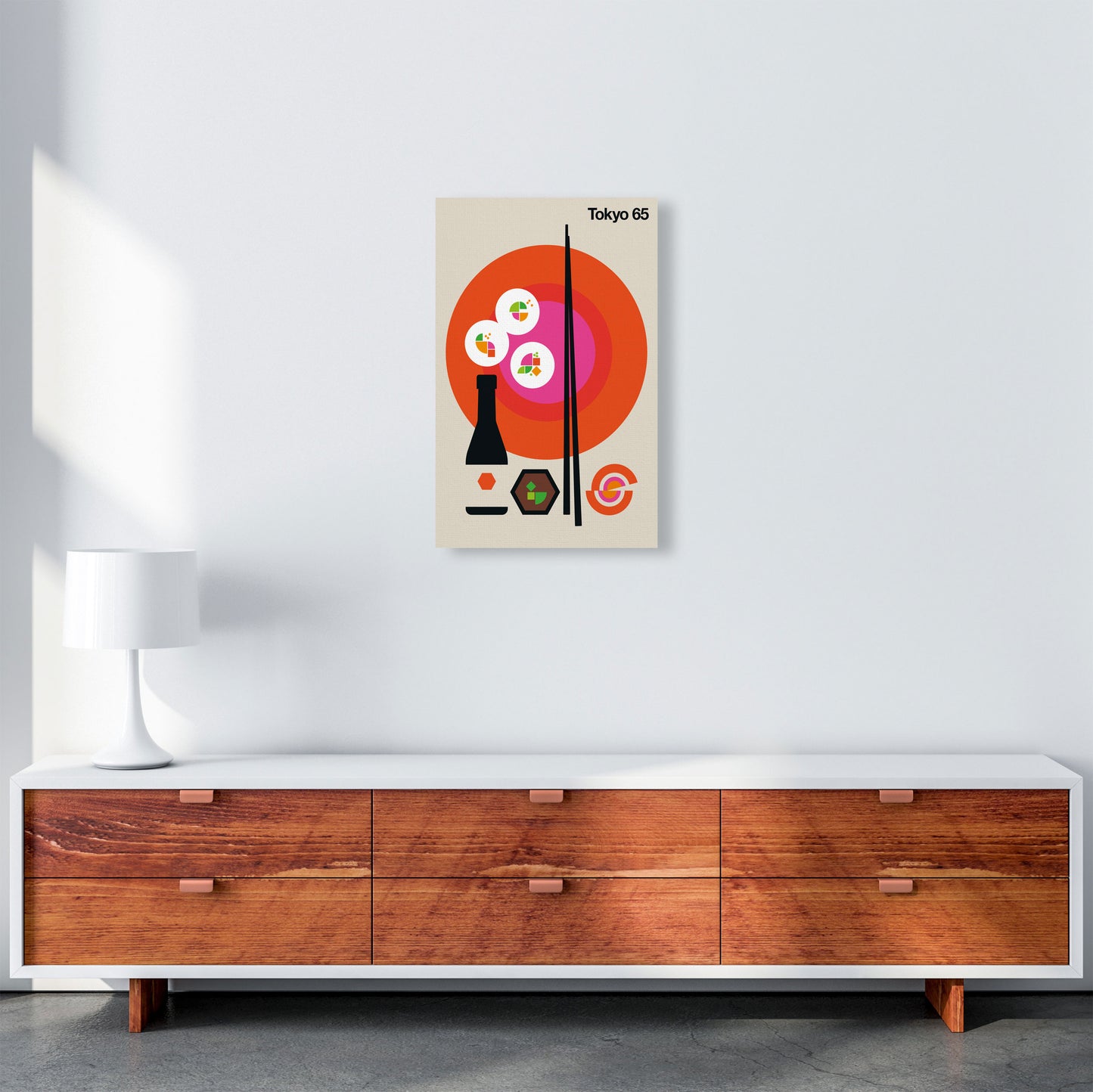 Tokyo 65 Art Print by Bo Lundberg A3 Canvas