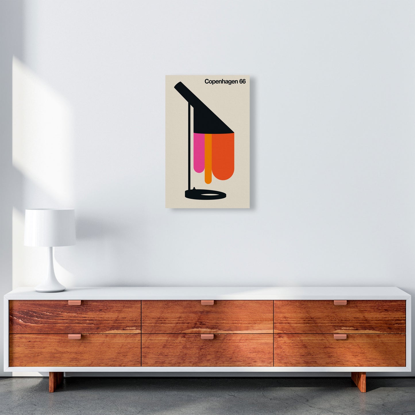 Copenhagen 66 Art Print by Bo Lundberg A3 Canvas