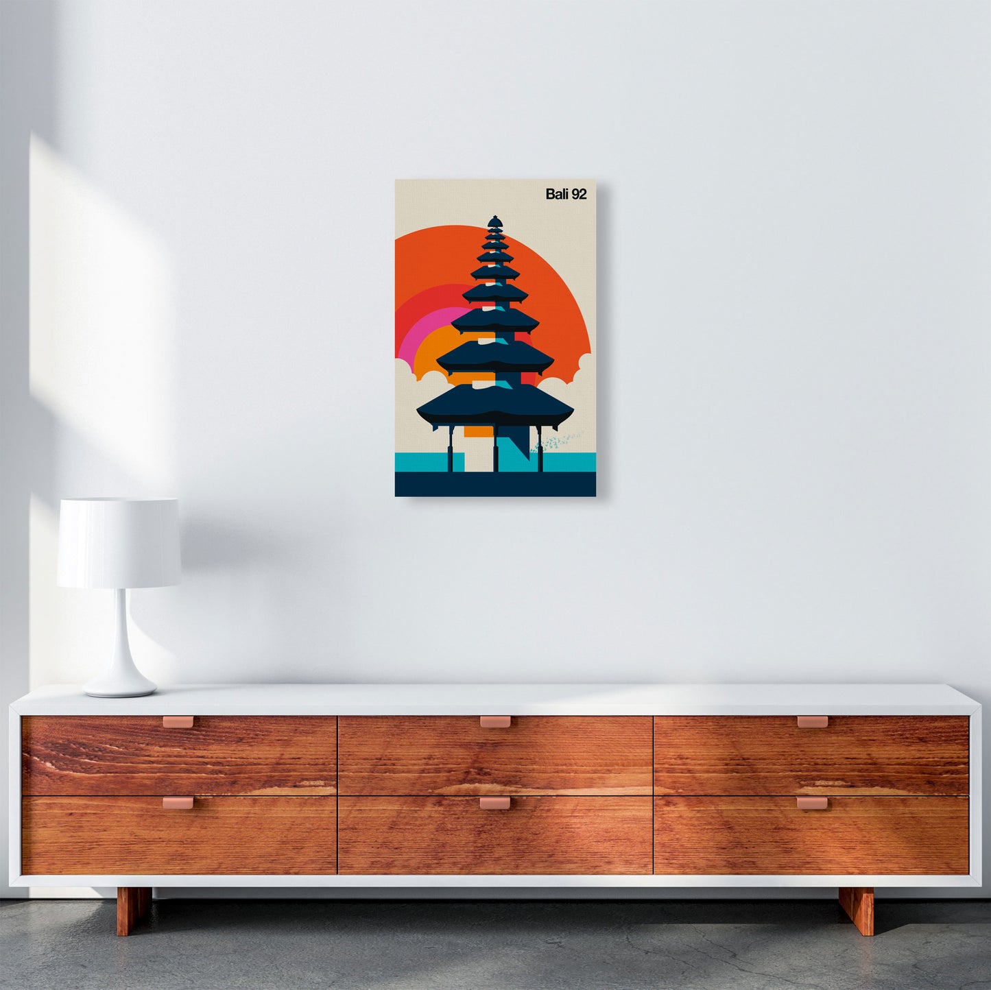 Bali 92 Art Print by Bo Lundberg A3 Canvas