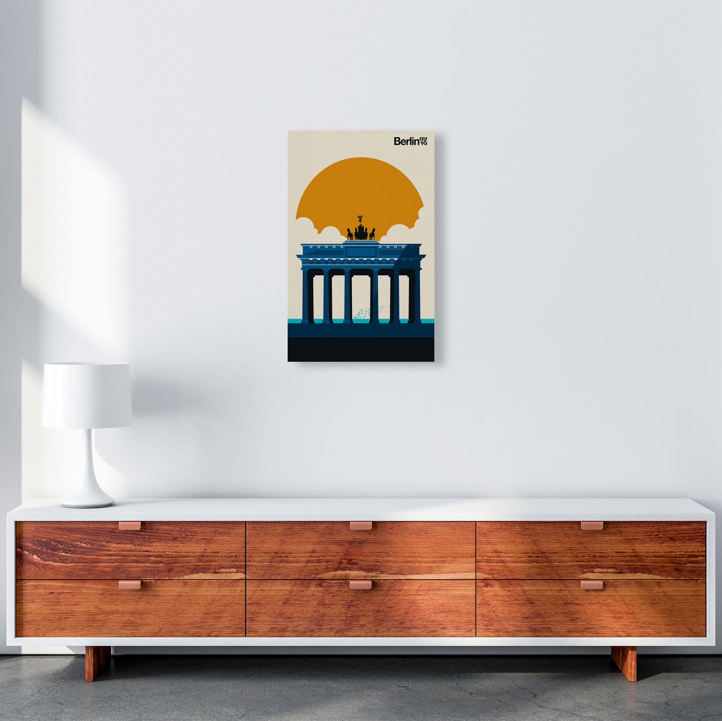 Berlin 89 19 Art Print by Bo Lundberg A3 Canvas
