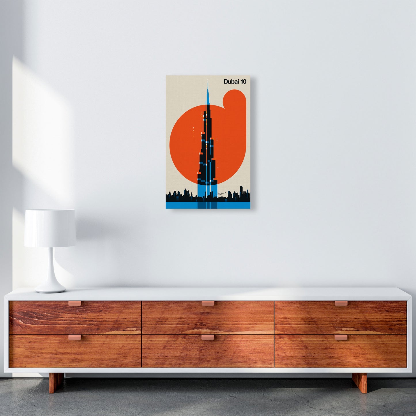 Dubai 10 Art Print by Bo Lundberg A3 Canvas