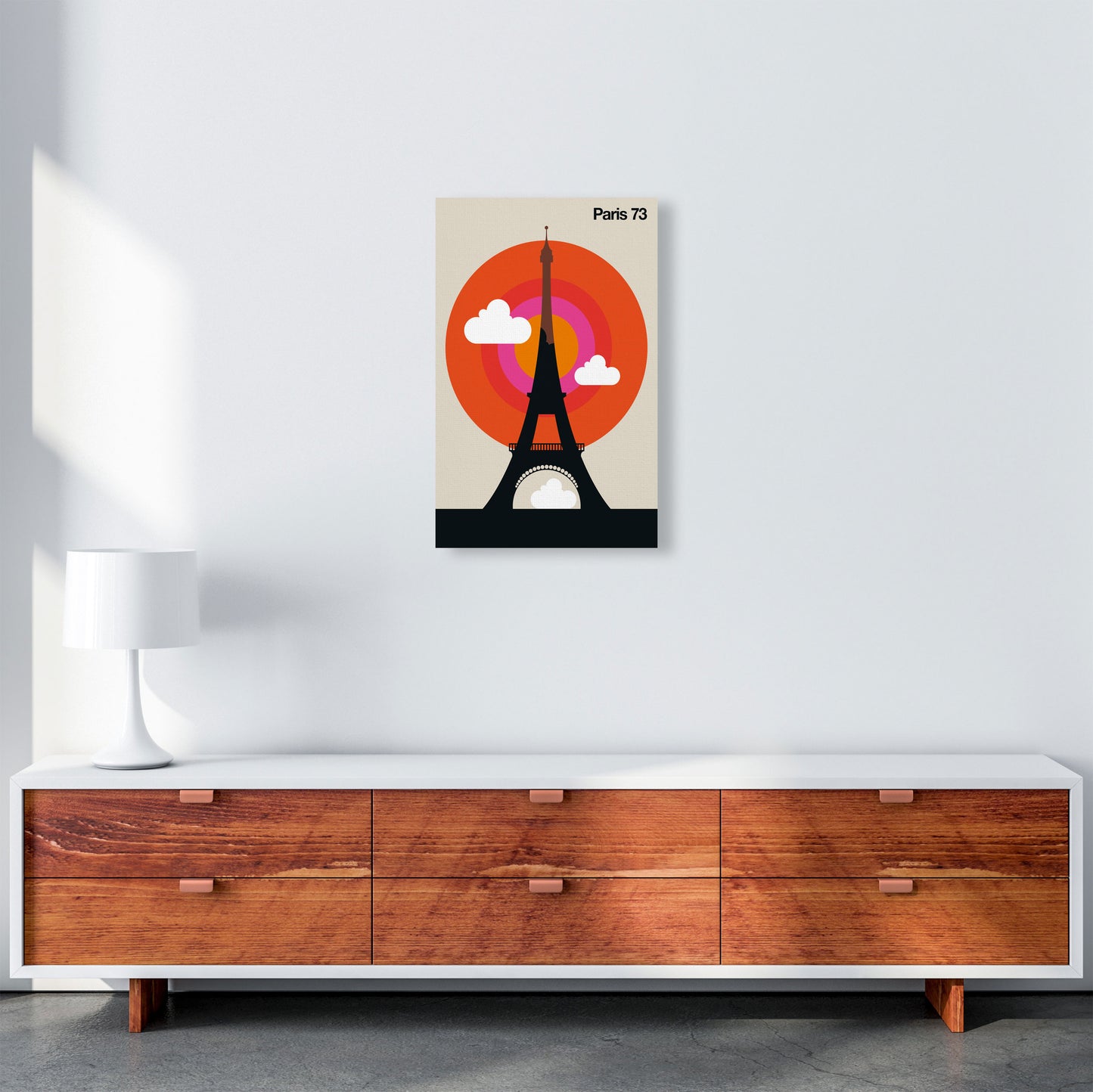 Paris 73 Art Print by Bo Lundberg A3 Canvas