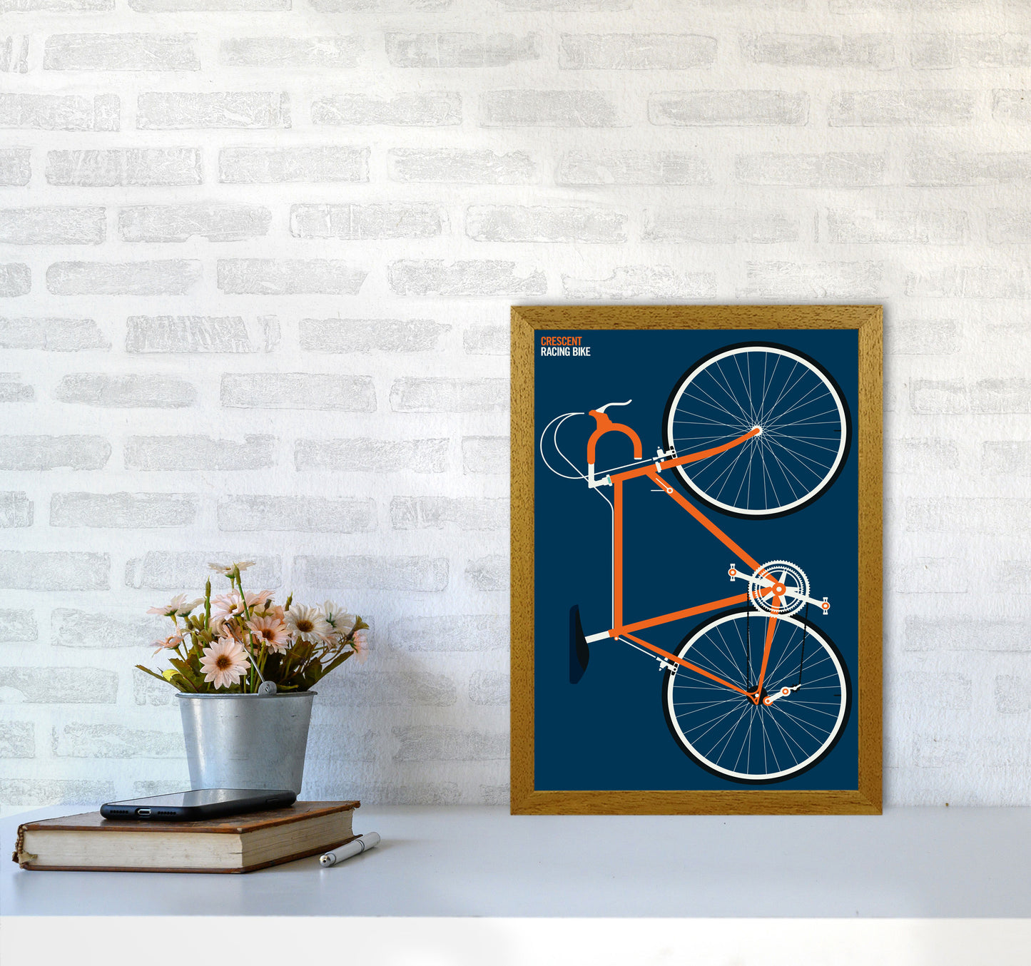 Icons Cresecent Full Art Print by Bo Lundberg A3 Print Only