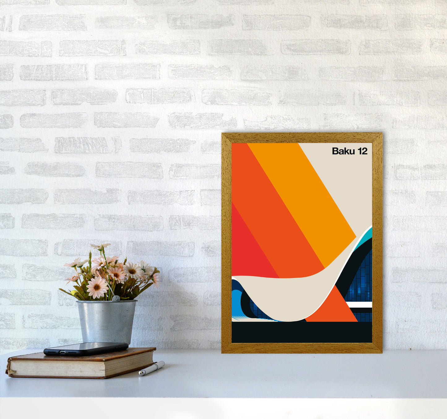 Baku 12 Art Print by Bo Lundberg A3 Print Only