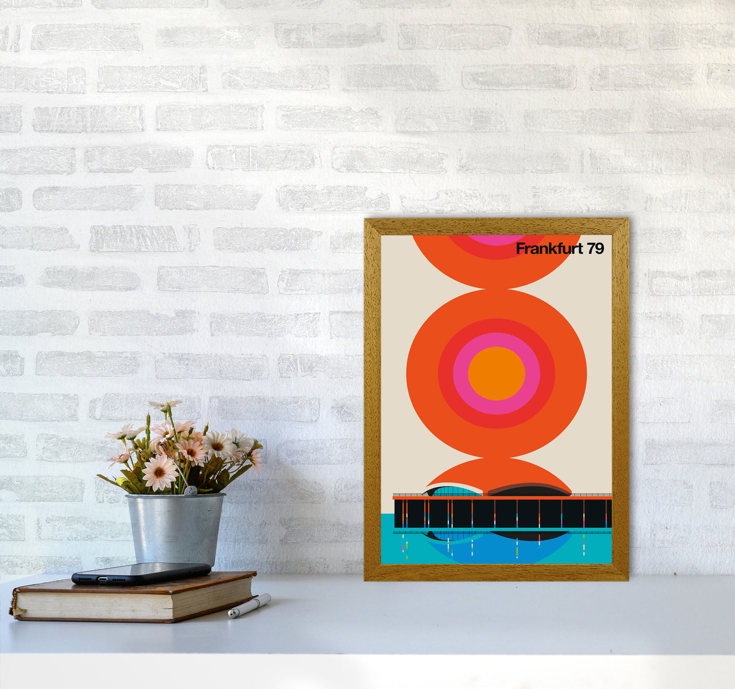 Frankfurt 79 Art Print by Bo Lundberg A3 Print Only