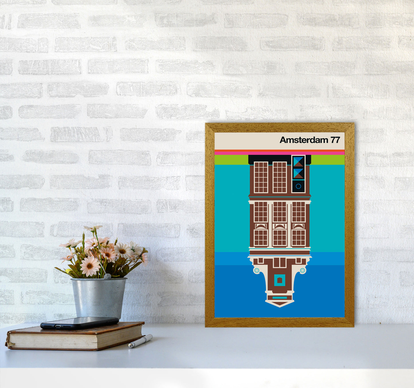 Amsterdam 77 Art Print by Bo Lundberg A3 Print Only