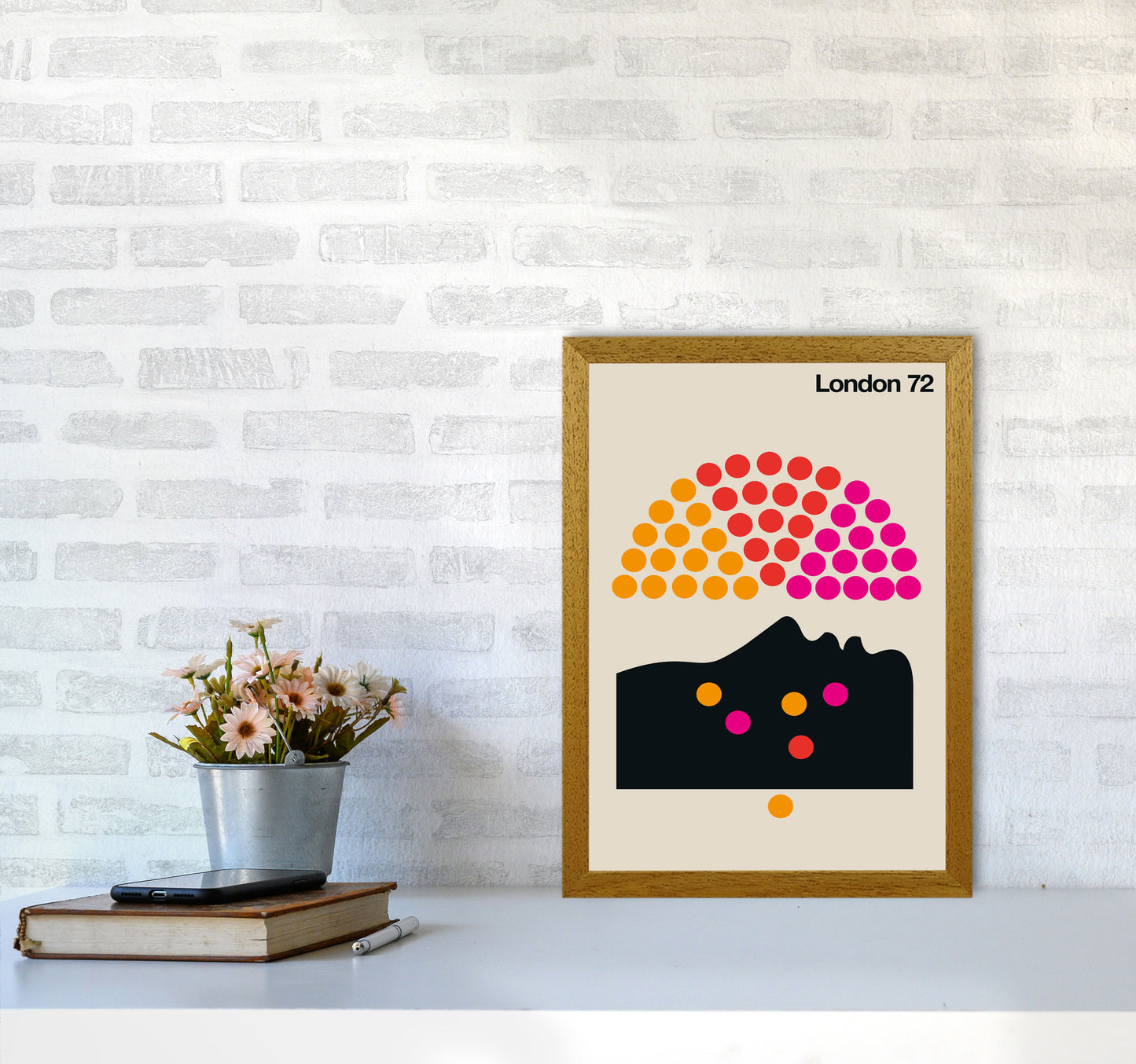 London 72 Art Print by Bo Lundberg A3 Print Only