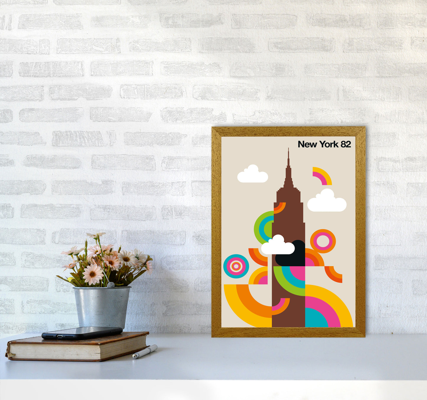 New York 82 Art Print by Bo Lundberg A3 Print Only