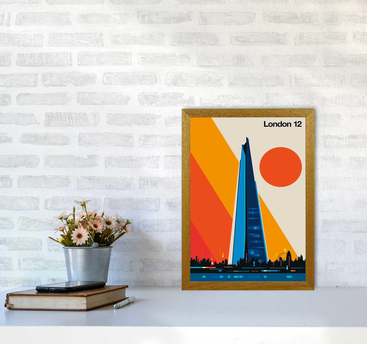 London 12 Art Print by Bo Lundberg A3 Print Only