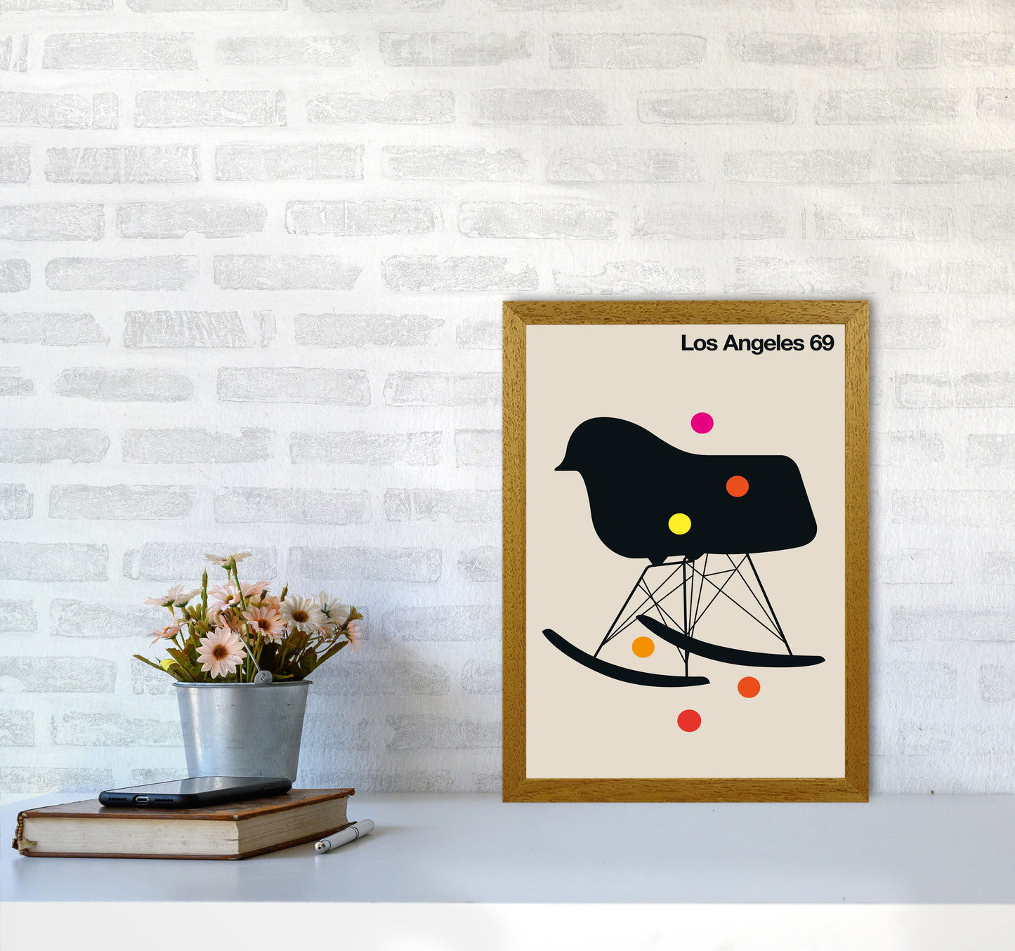 LA 69 Art Print by Bo Lundberg A3 Print Only