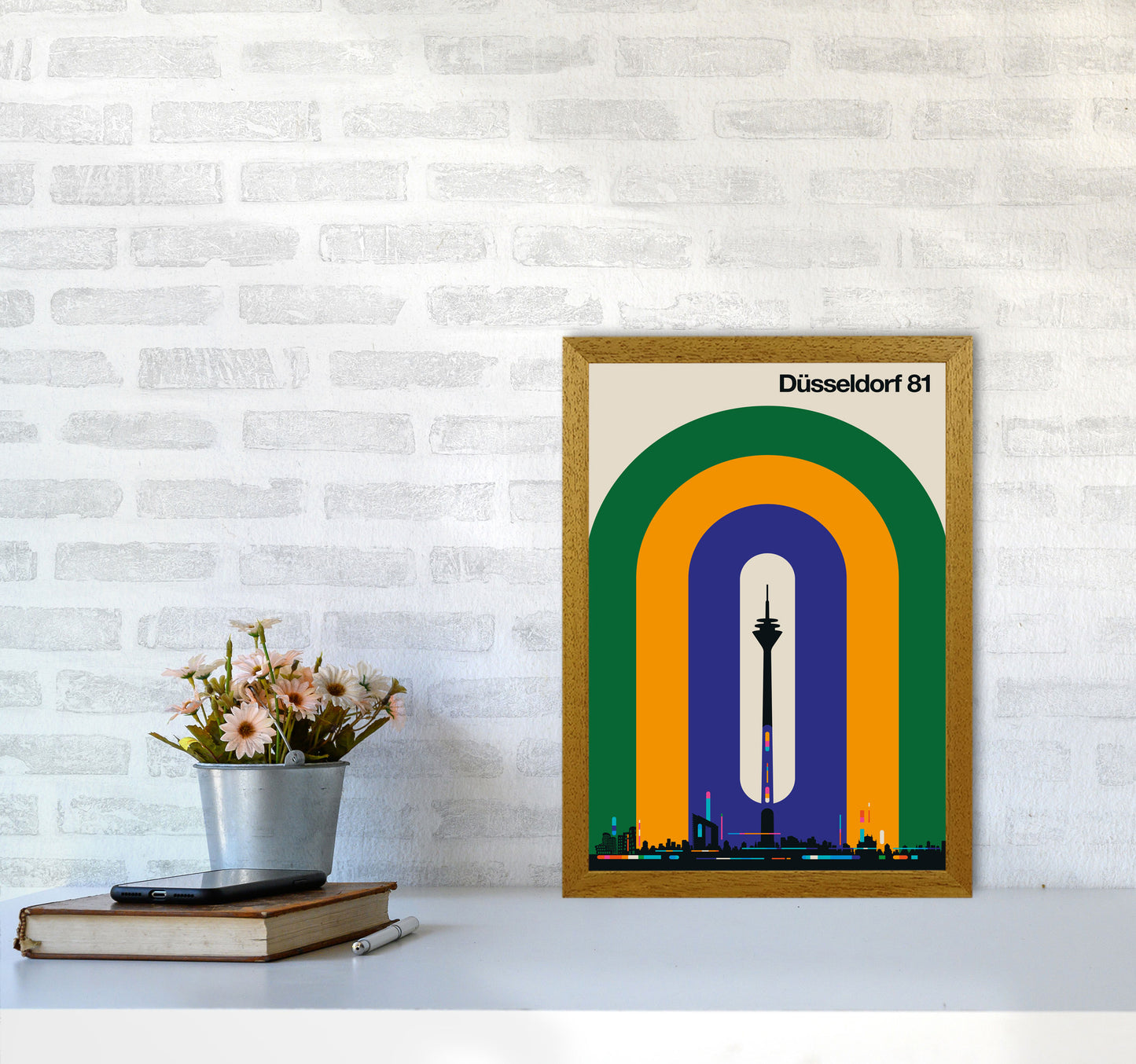 Düsseldorf 81 Art Print by Bo Lundberg A3 Print Only