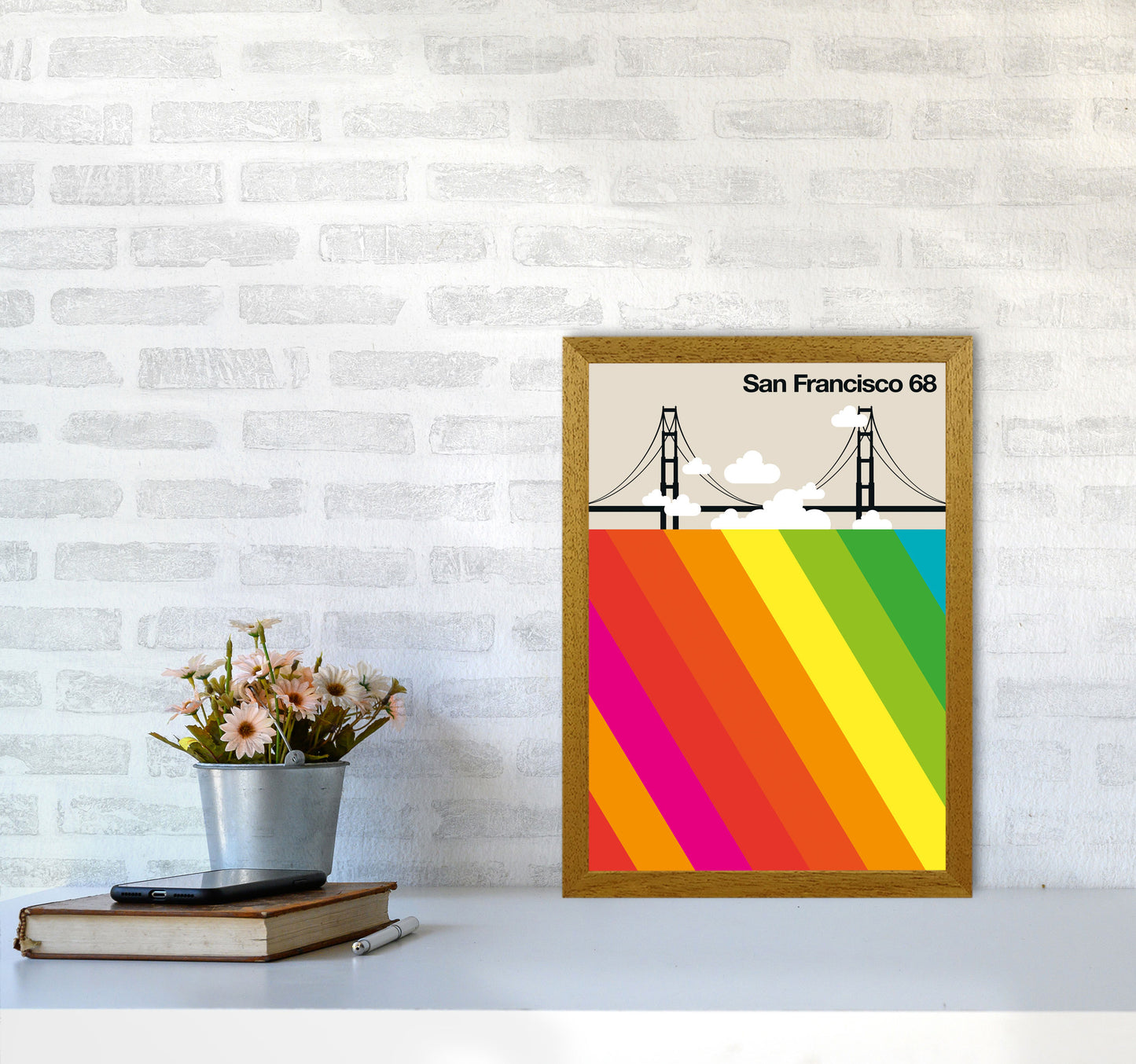 San Francisco 68 Art Print by Bo Lundberg A3 Print Only