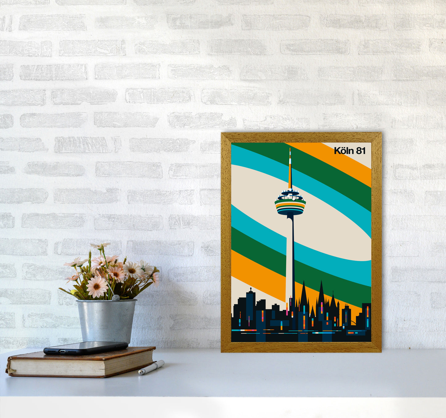 Köln 81 Art Print by Bo Lundberg A3 Print Only