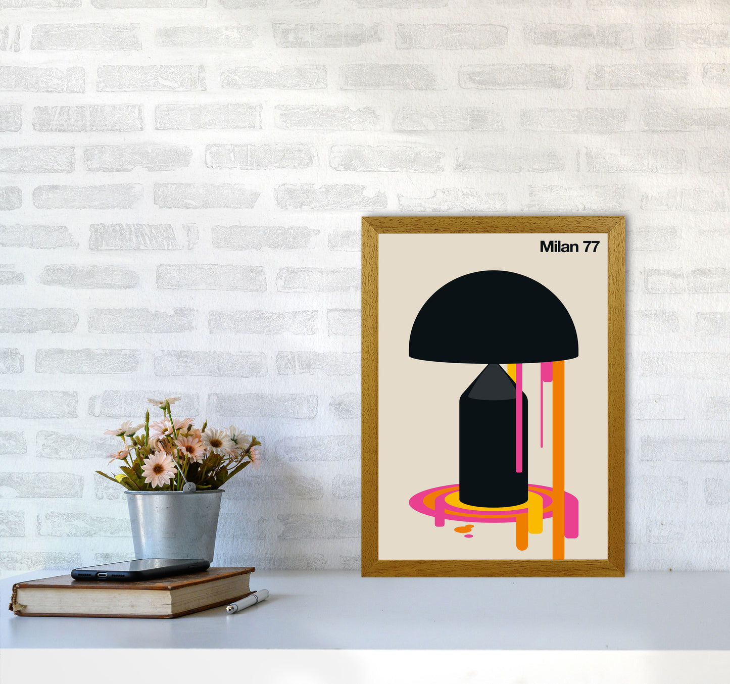 Milan 77 Art Print by Bo Lundberg A3 Print Only
