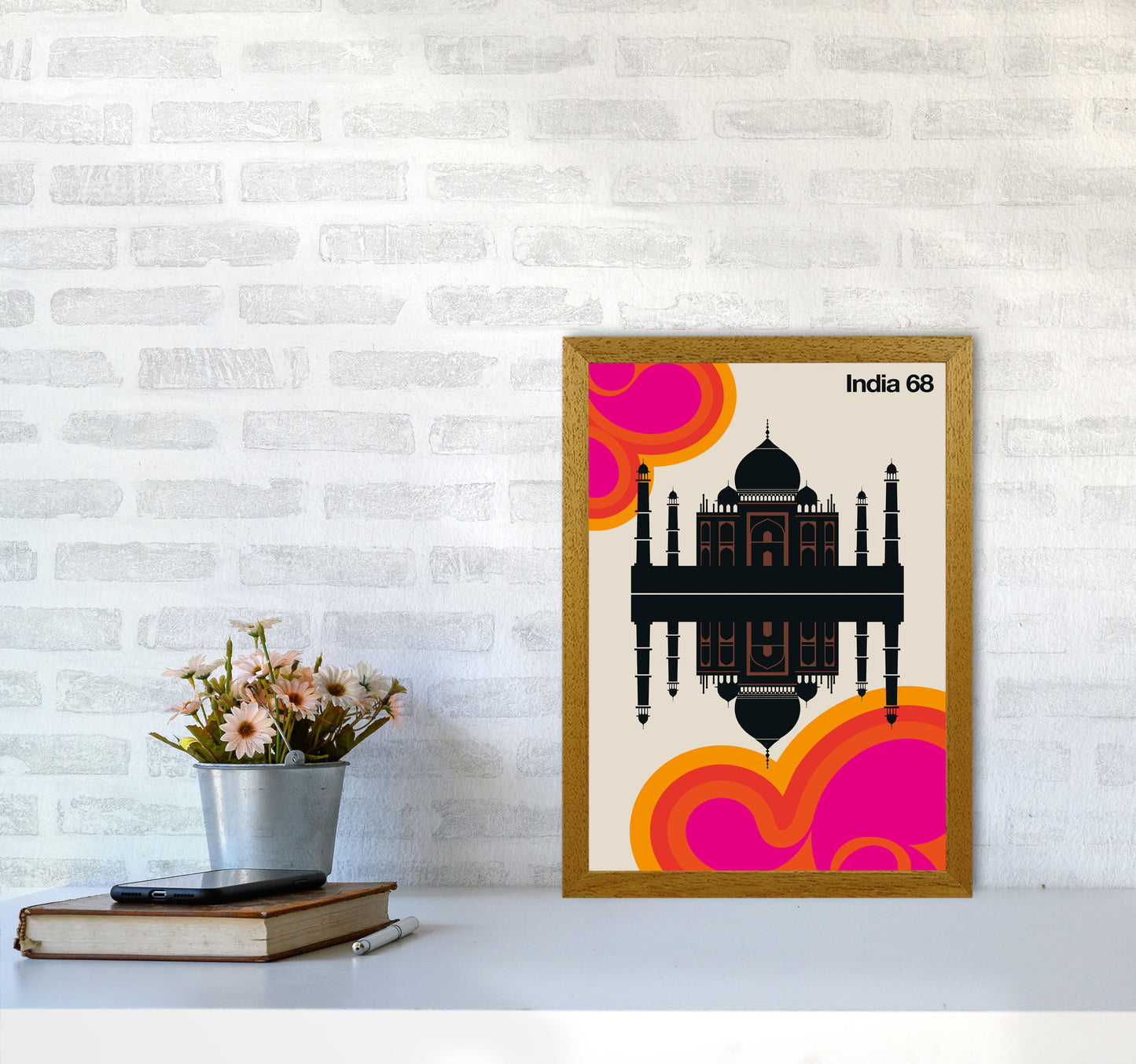 India 68 Art Print by Bo Lundberg A3 Print Only