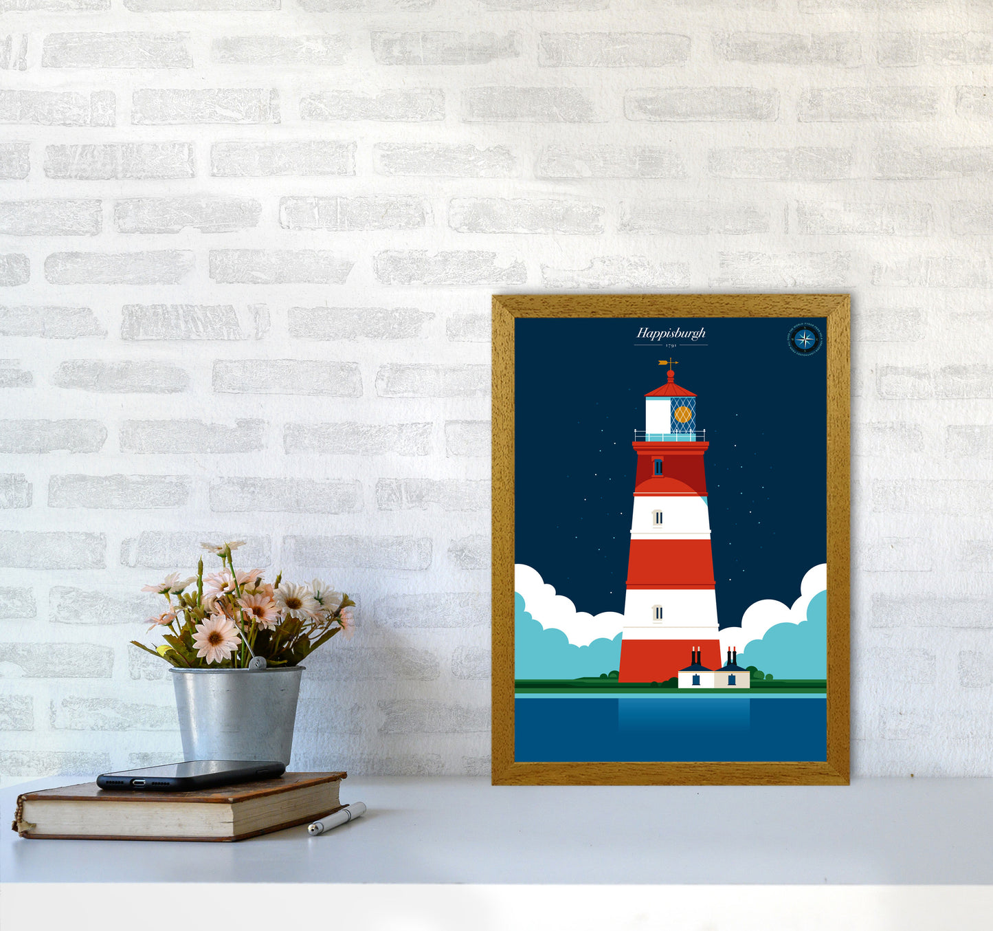 Happisburgh Art Print by Bo Lundberg A3 Print Only