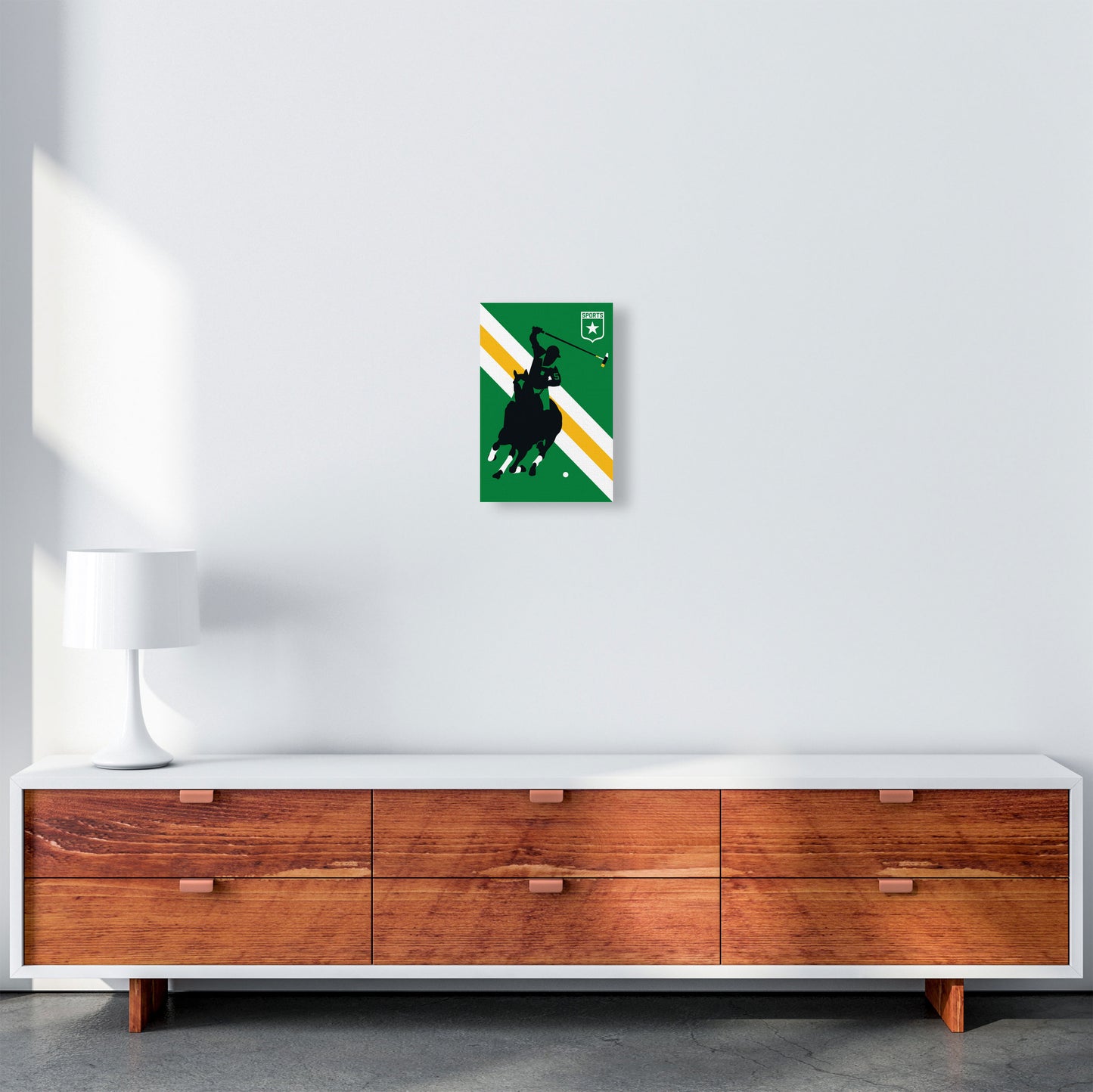 Polo Art Print by Bo Lundberg A4 Canvas