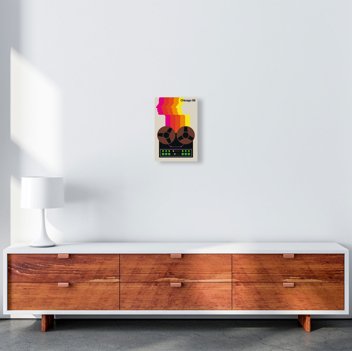 Chicago 68 Art Print by Bo Lundberg A4 Canvas