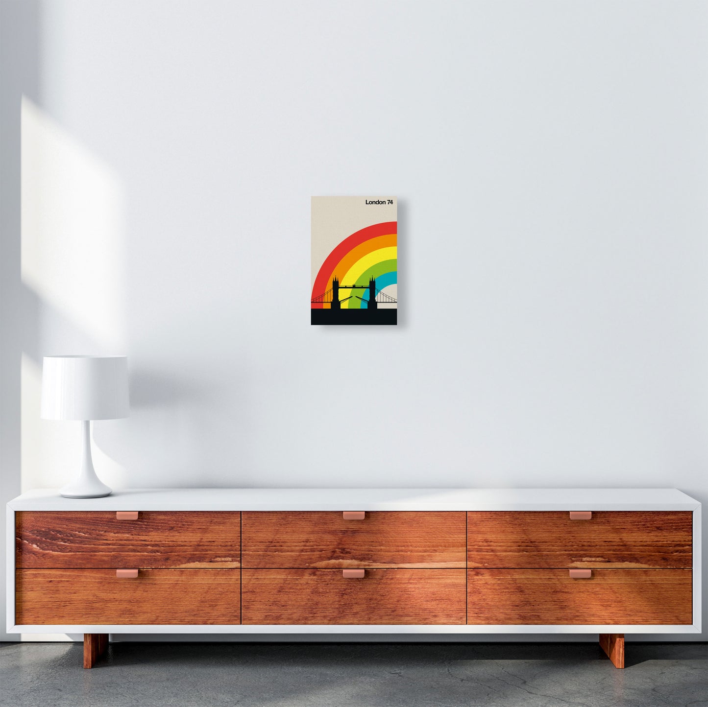 London 74 Art Print by Bo Lundberg A4 Canvas