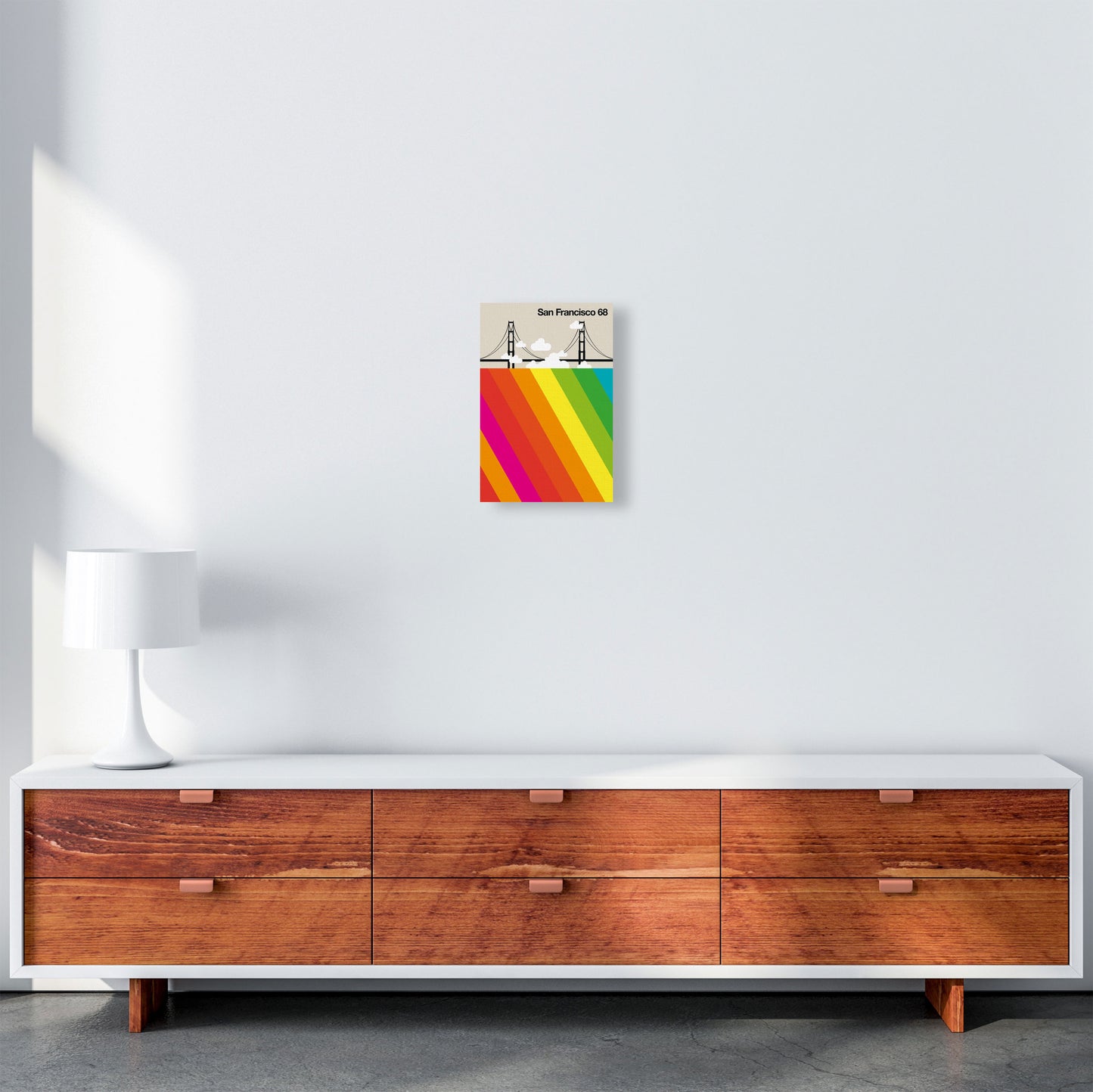 San Francisco 68 Art Print by Bo Lundberg A4 Canvas