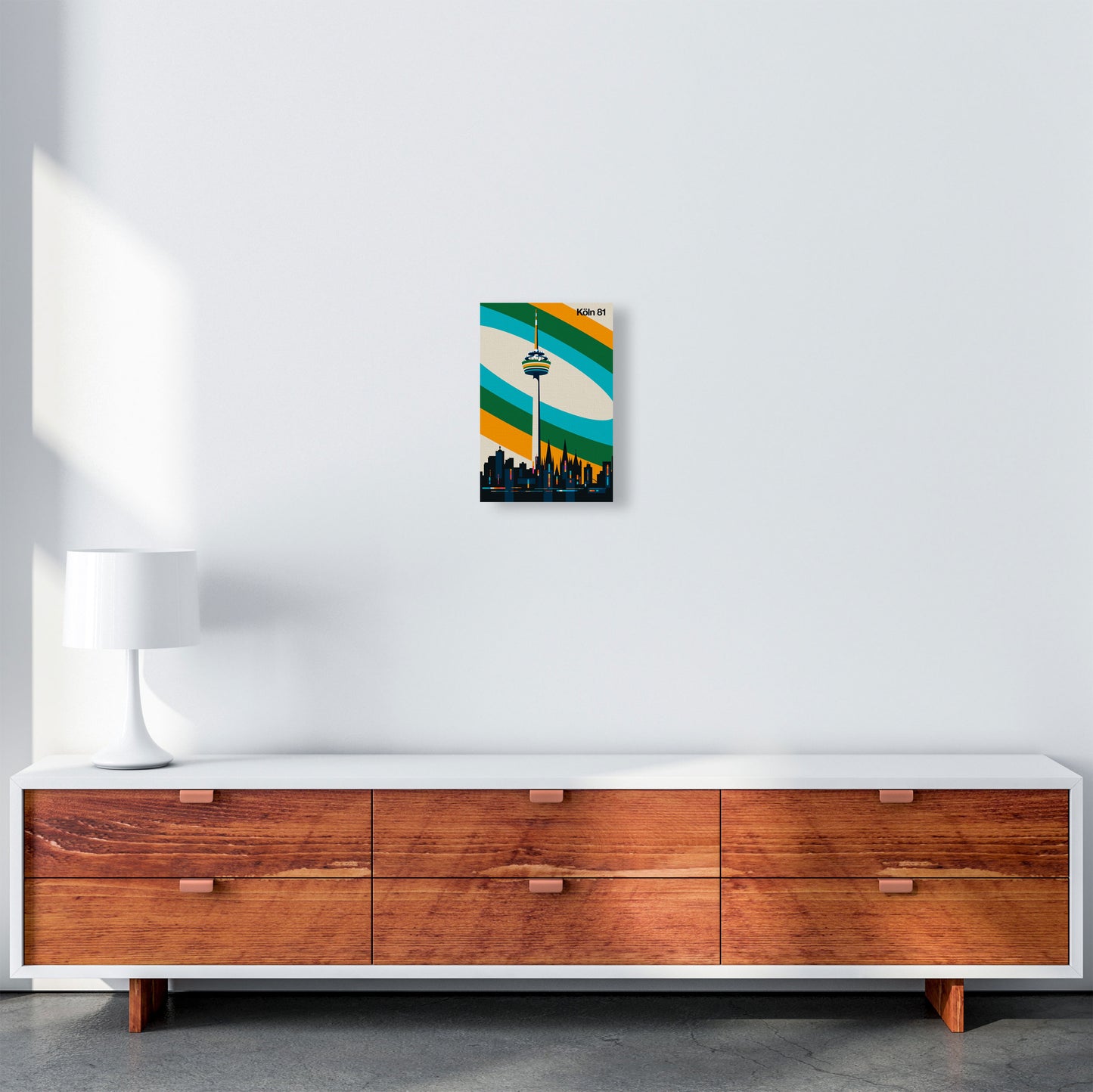 Köln 81 Art Print by Bo Lundberg A4 Canvas