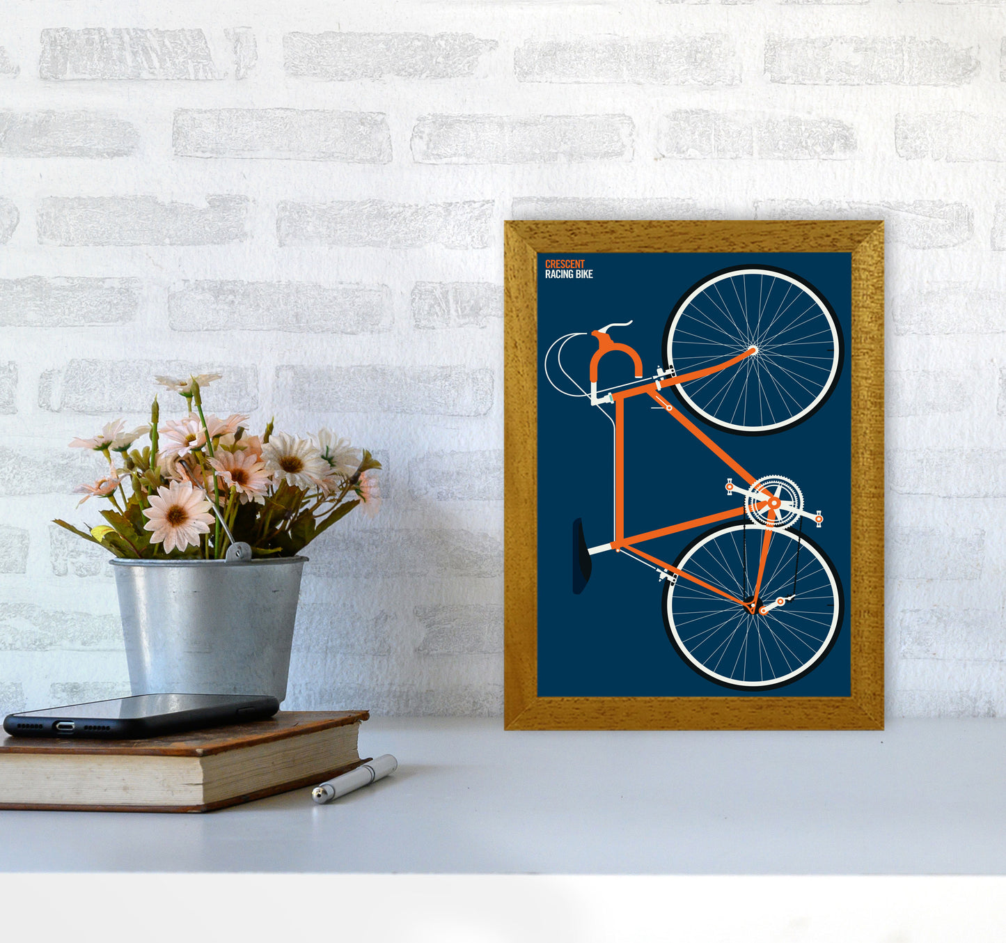 Icons Cresecent Full Art Print by Bo Lundberg A4 Print Only