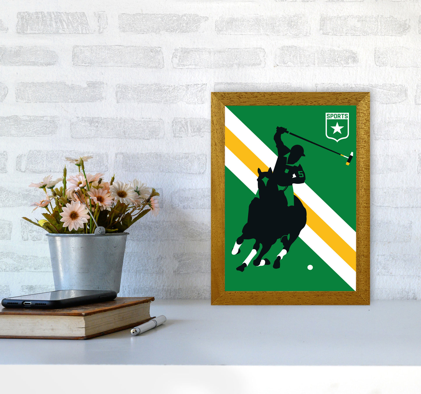 Polo Art Print by Bo Lundberg A4 Print Only