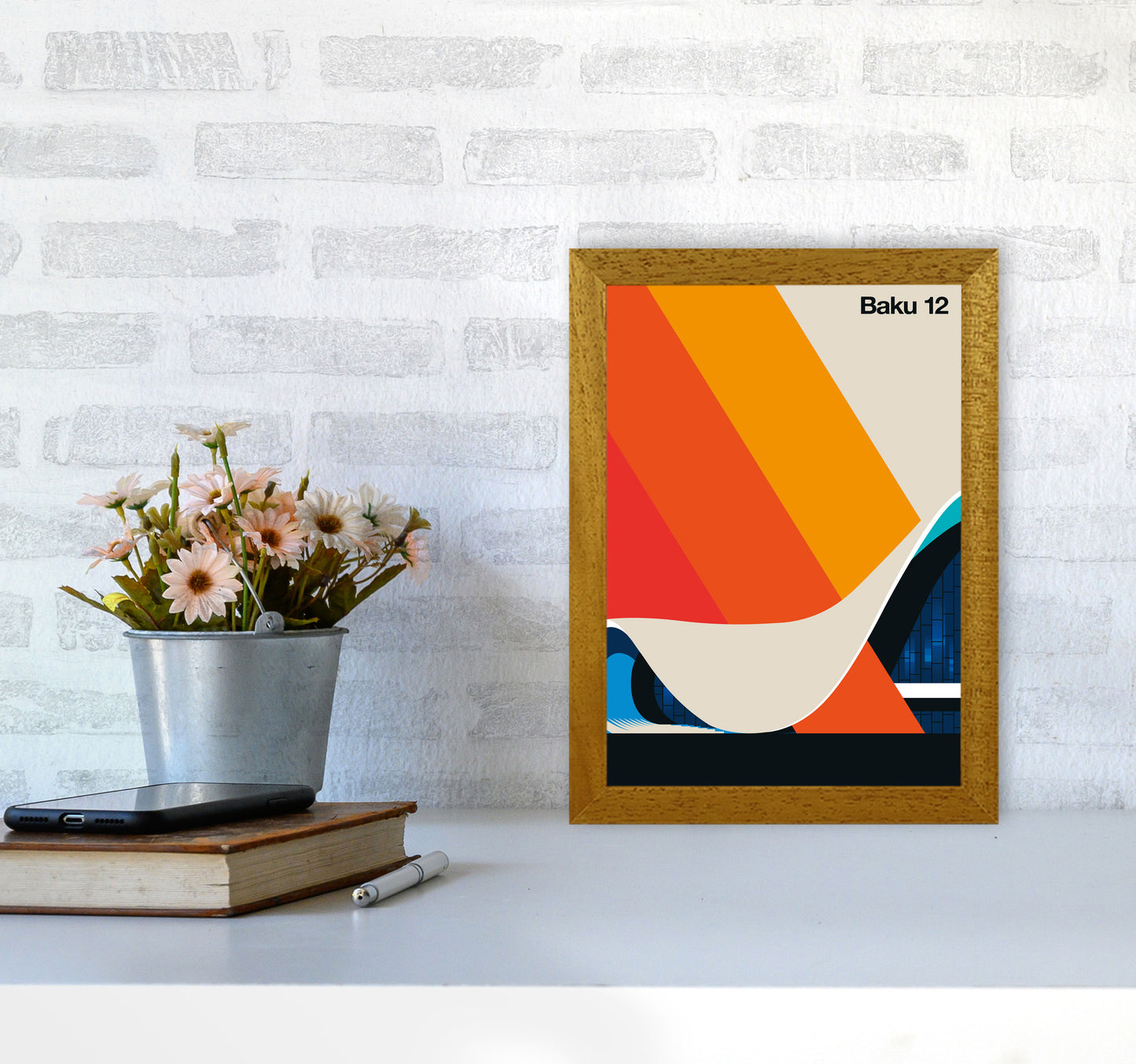 Baku 12 Art Print by Bo Lundberg A4 Print Only