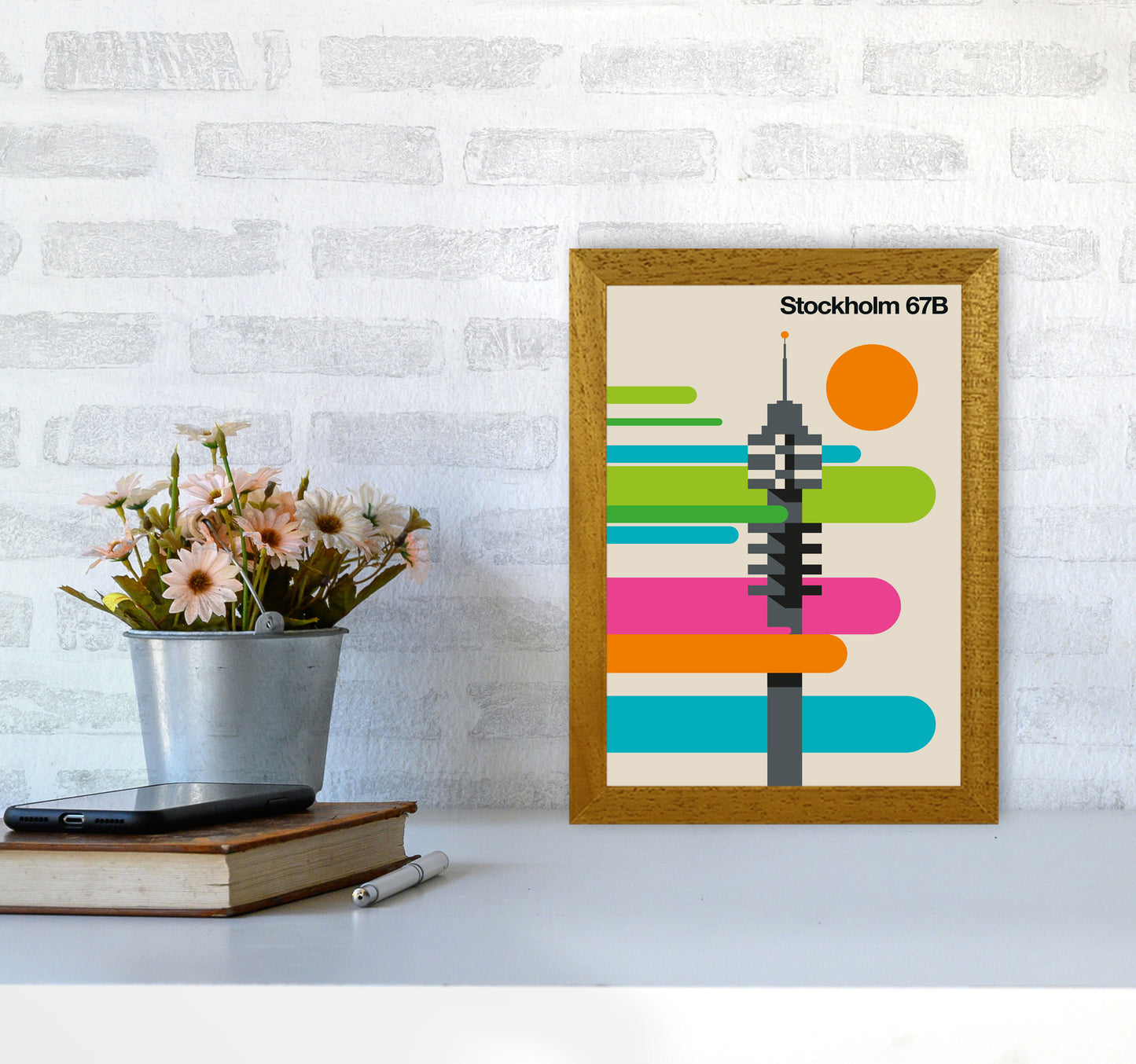 Stockholm 67B Art Print by Bo Lundberg A4 Print Only
