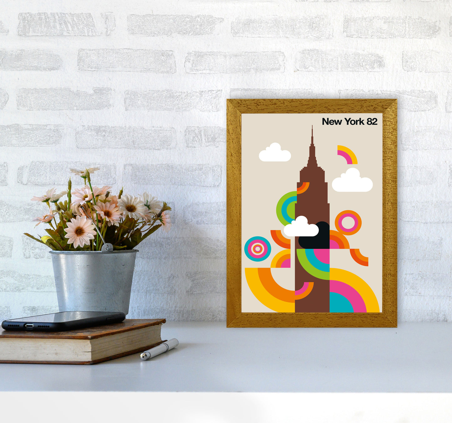 New York 82 Art Print by Bo Lundberg A4 Print Only