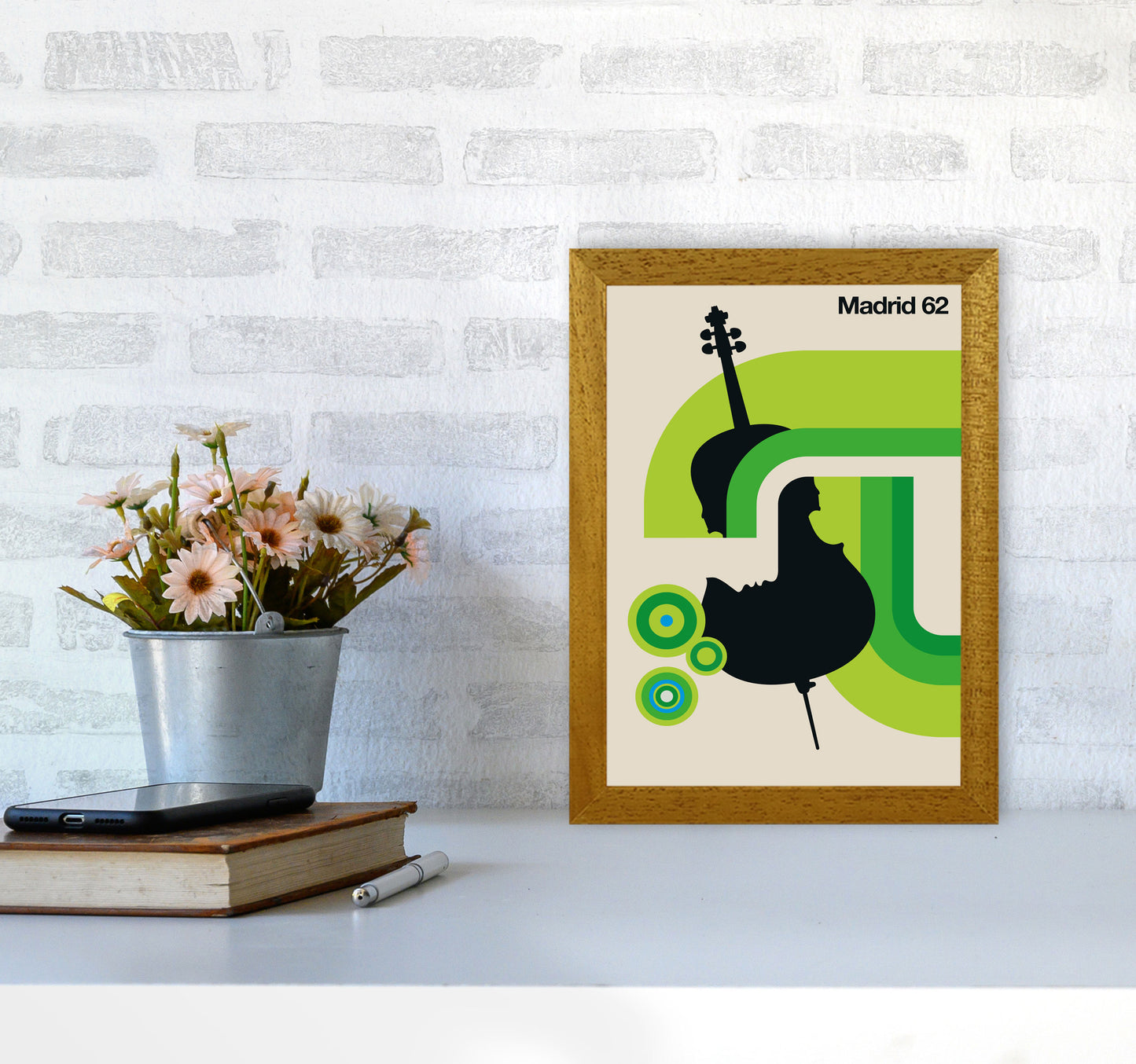 Madrid 62 Art Print by Bo Lundberg A4 Print Only