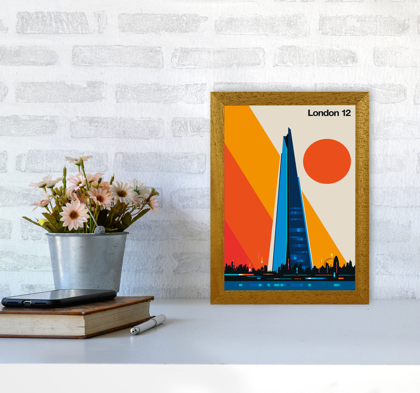London 12 Art Print by Bo Lundberg A4 Print Only