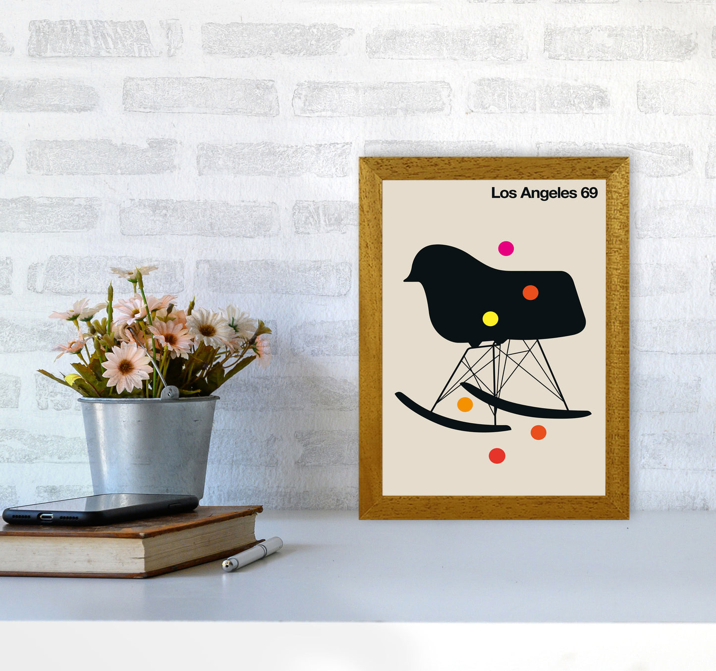 LA 69 Art Print by Bo Lundberg A4 Print Only