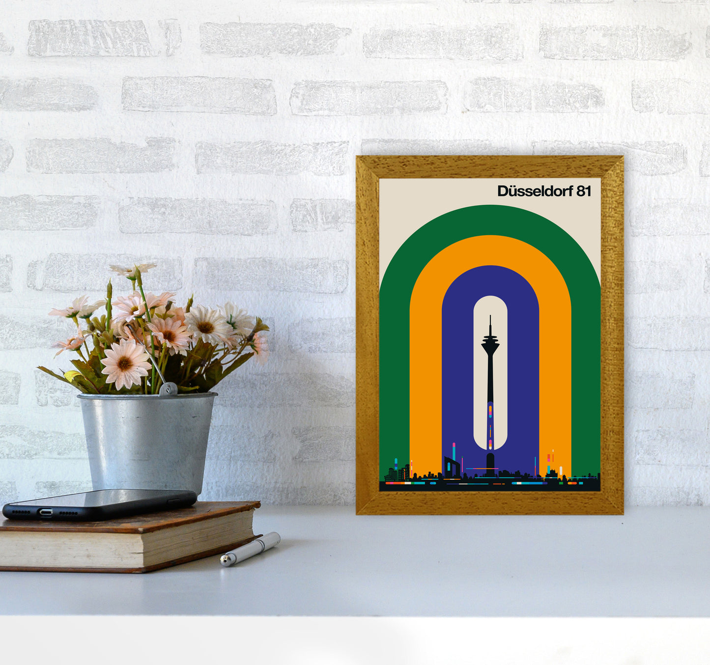 Düsseldorf 81 Art Print by Bo Lundberg A4 Print Only