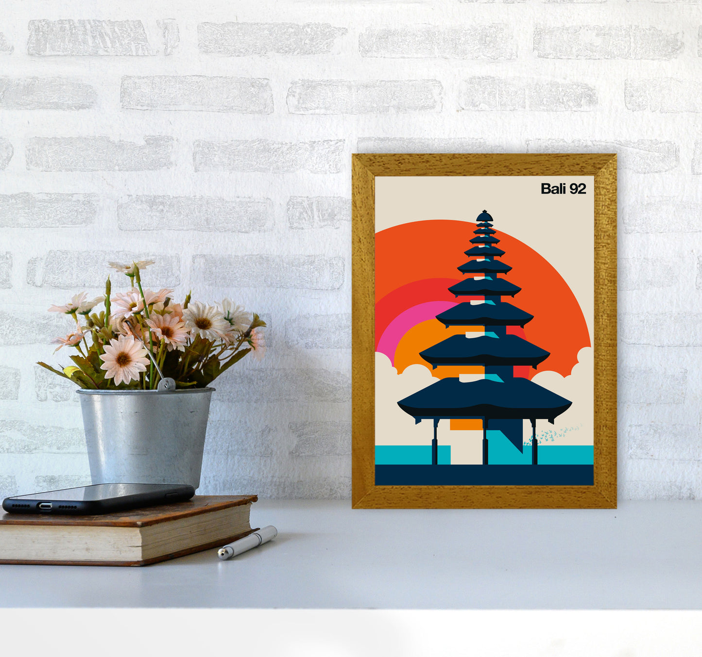 Bali 92 Art Print by Bo Lundberg A4 Print Only