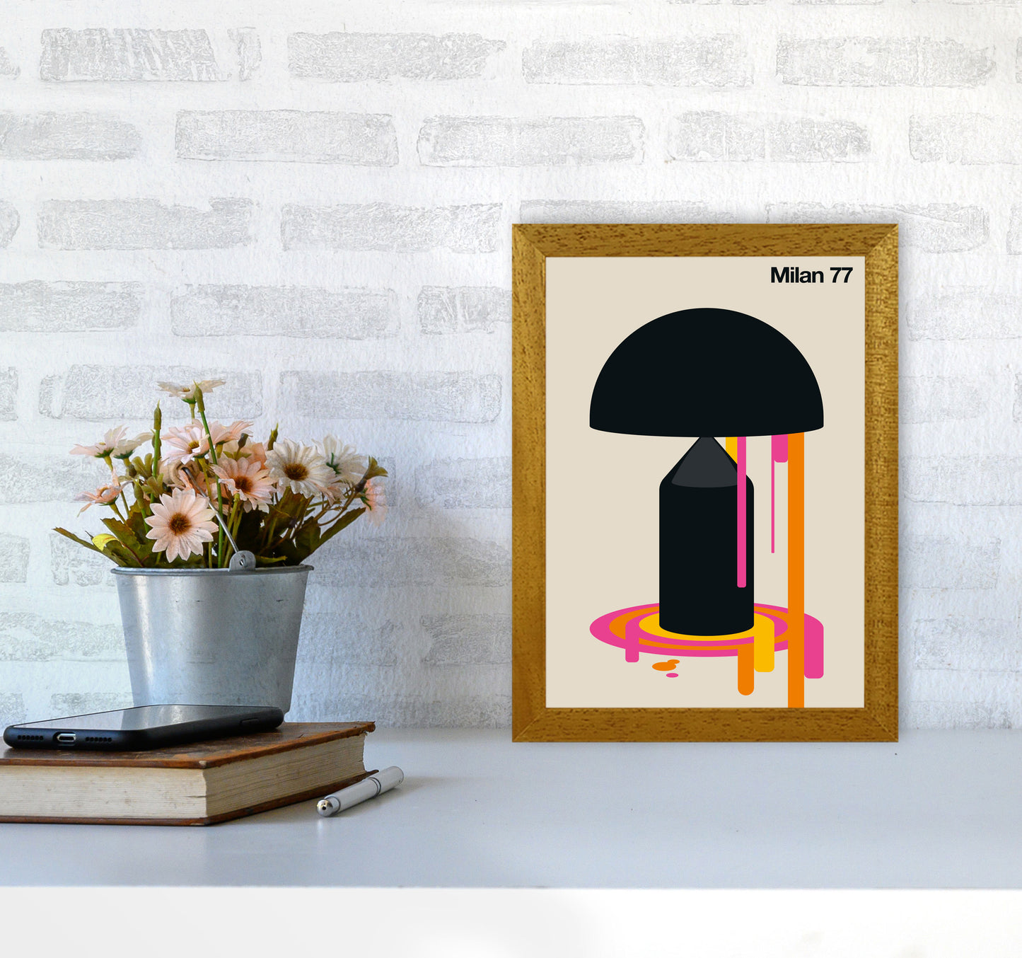 Milan 77 Art Print by Bo Lundberg A4 Print Only