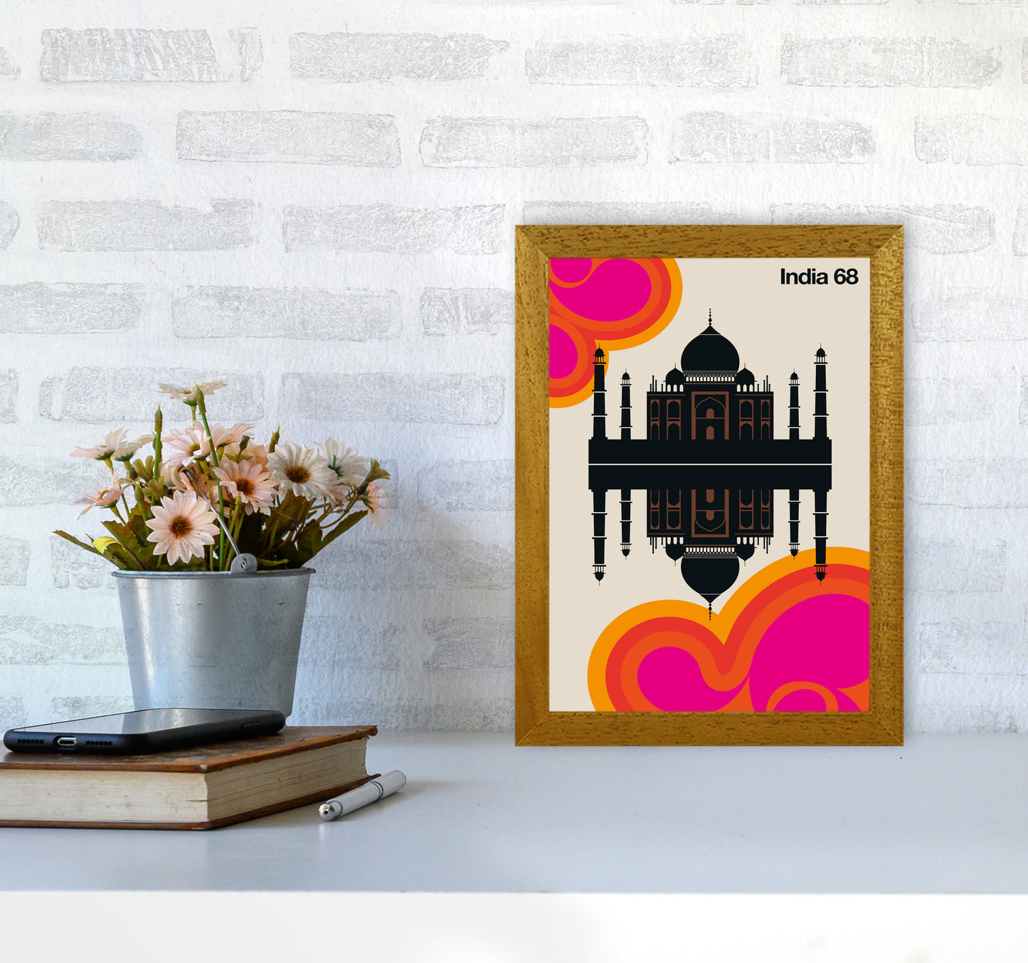 India 68 Art Print by Bo Lundberg A4 Print Only