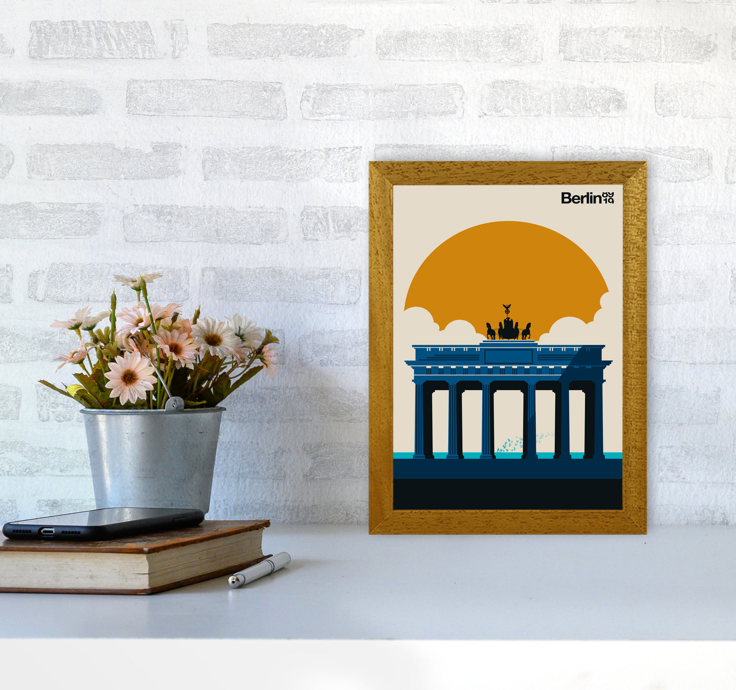 Berlin 89 19 Art Print by Bo Lundberg A4 Print Only