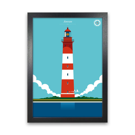 Amrum Art Print by Bo Lundberg Black Grain