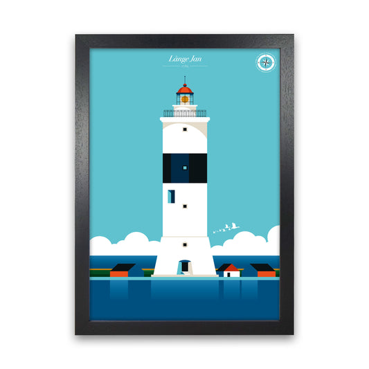 Långe Jan Art Print by Bo Lundberg Black Grain