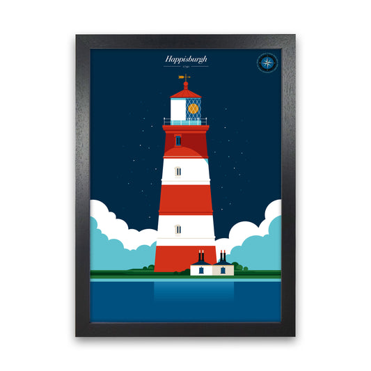 Happisburgh Art Print by Bo Lundberg Black Grain
