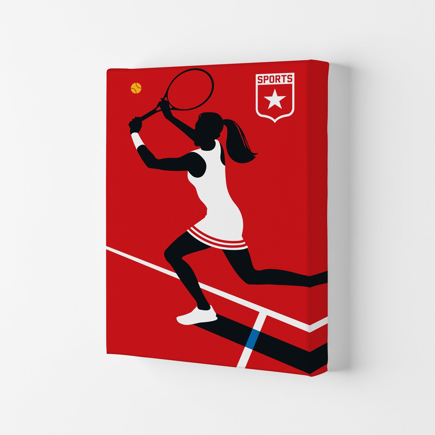 Tennis Art Print by Bo Lundberg Canvas