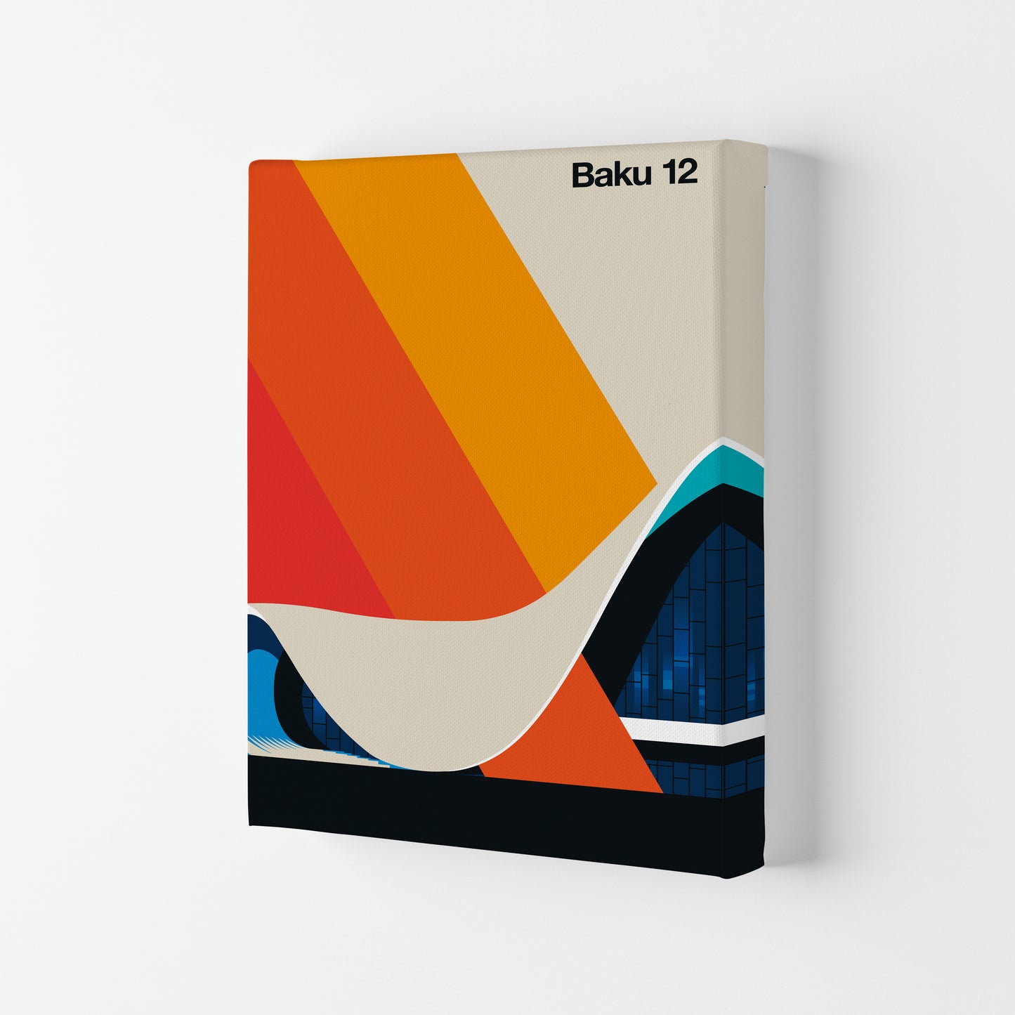 Baku 12 Art Print by Bo Lundberg Canvas