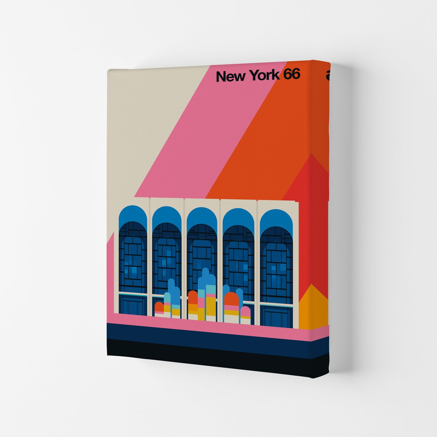New York 66 Art Print by Bo Lundberg Canvas