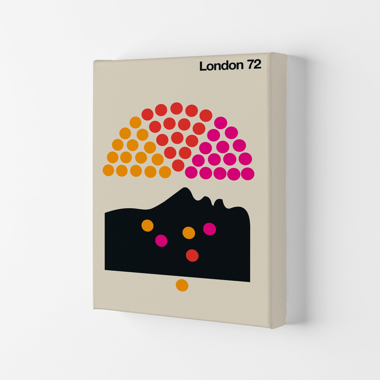 London 72 Art Print by Bo Lundberg Canvas