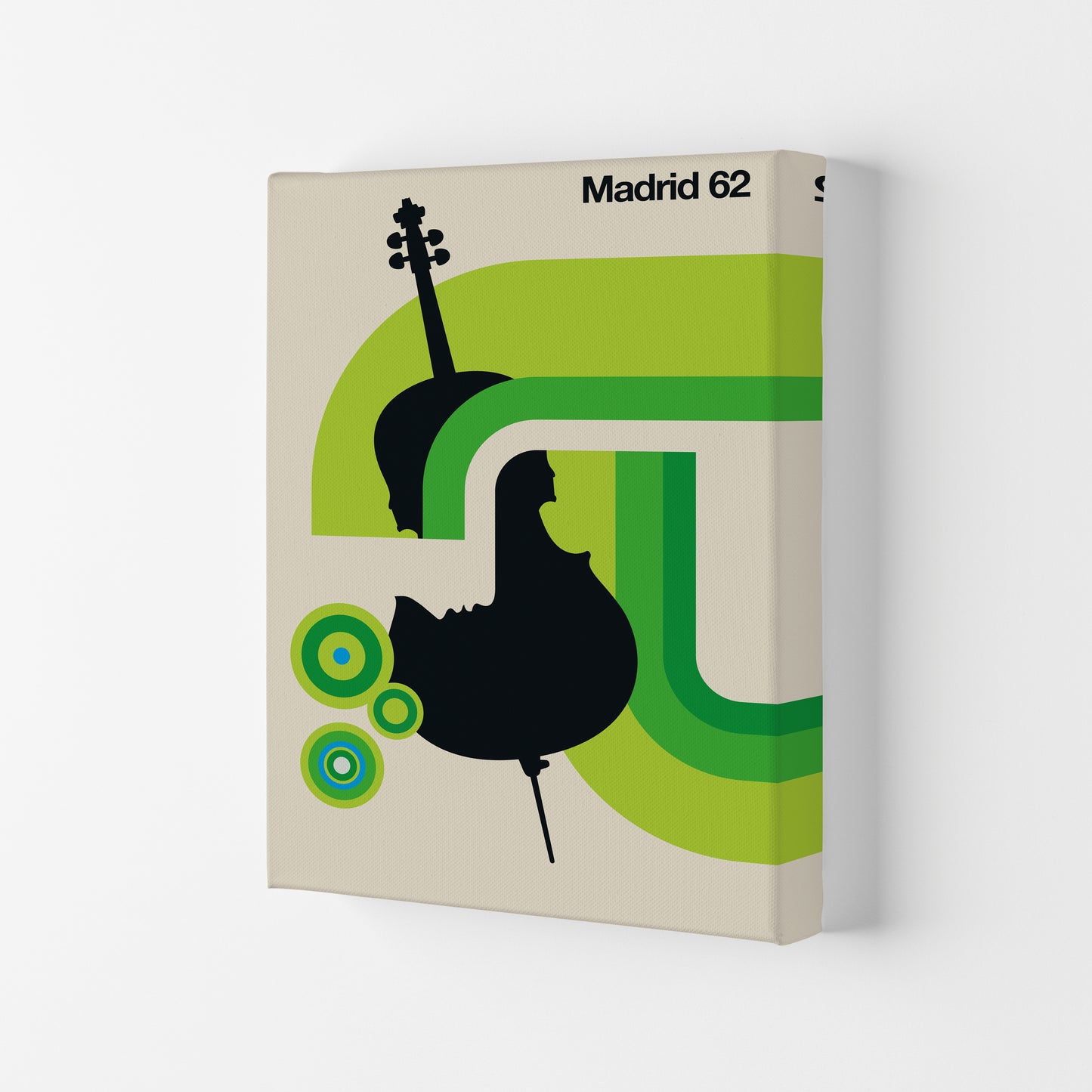 Madrid 62 Art Print by Bo Lundberg Canvas