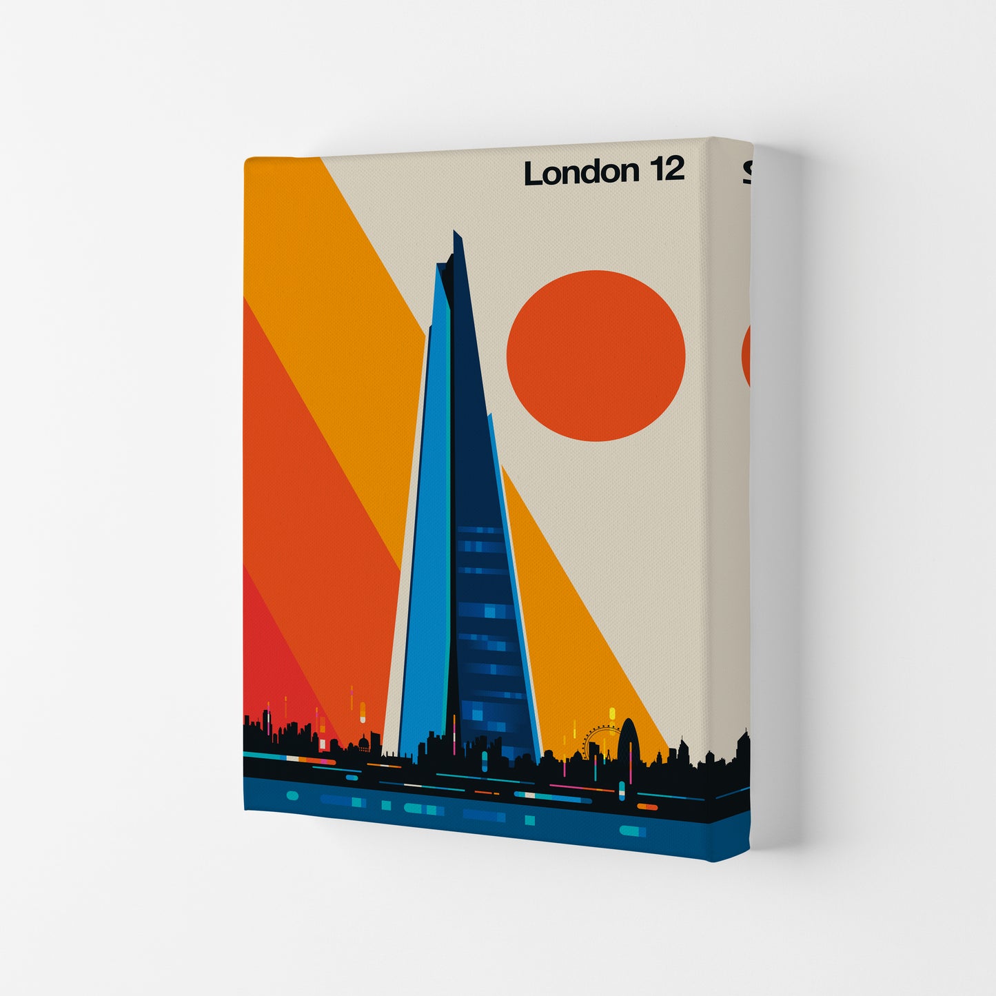 London 12 Art Print by Bo Lundberg Canvas