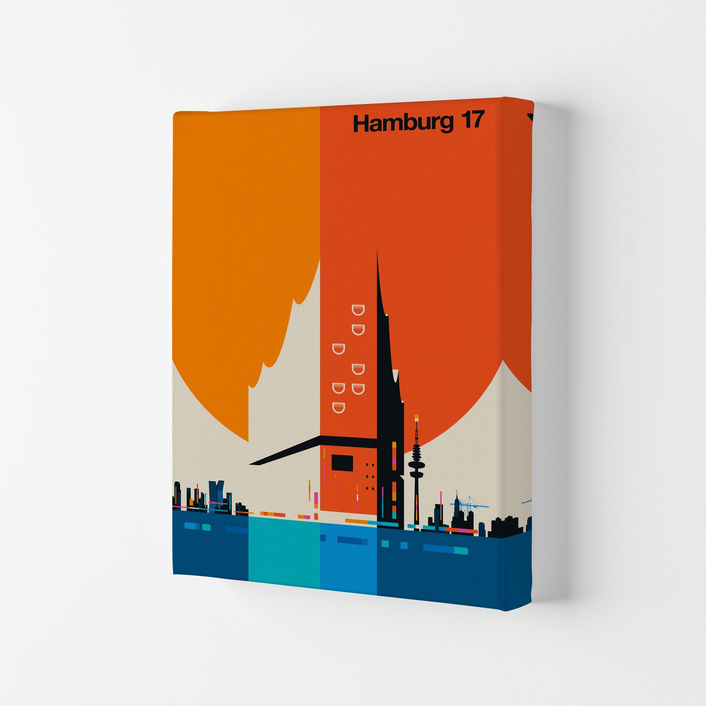 Hamburg 17 Art Print by Bo Lundberg Canvas