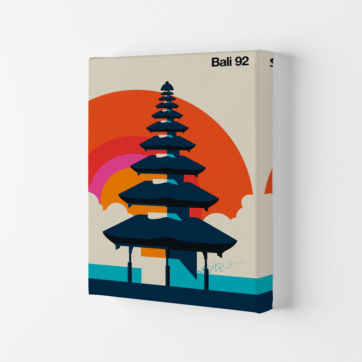 Bali 92 Art Print by Bo Lundberg Canvas