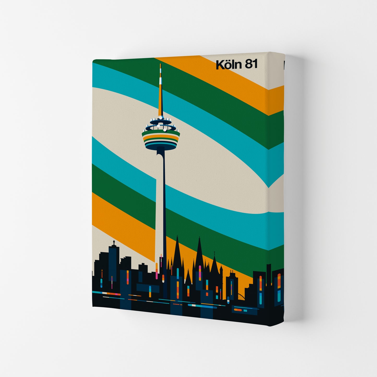 Köln 81 Art Print by Bo Lundberg Canvas